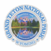 Grand Teton National Park (rd)2 Sticker (Voorkant)
