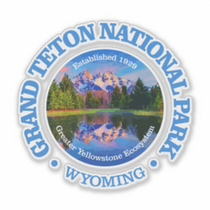 Grand Teton National Park (rd)2 Sticker