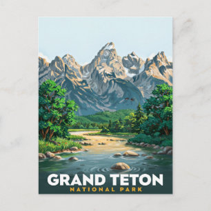 Grand Teton National Park Reis Briefkaart