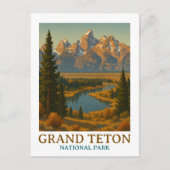  Grand Teton National Park reizen Briefkaart (Voorkant)