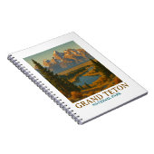  Grand Teton National Park reizen Notitieboek (Rechterzijde)