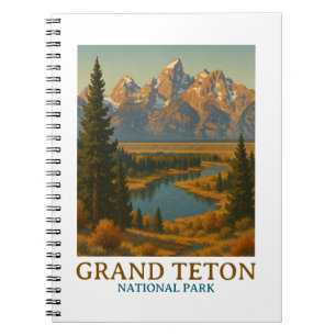  Grand Teton National Park reizen Notitieboek