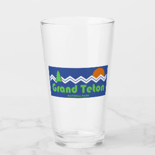 Grand Teton National Park Retro Glas