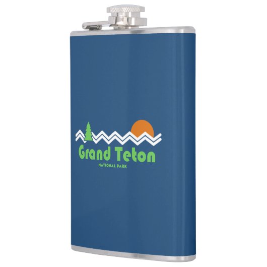 Grand Teton National Park Retro Heupfles (Links)