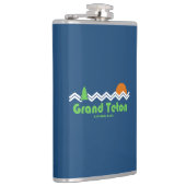 Grand Teton National Park Retro Heupfles (Rechts)