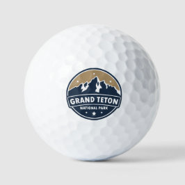 Grand Teton National Park Ronde embleem Golfballen