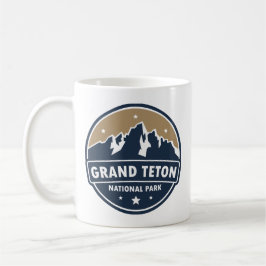 Grand Teton National Park Ronde embleem Koffiemok