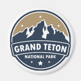 Grand Teton National Park Ronde embleem Magneet