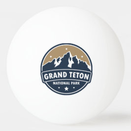 Grand Teton National Park Ronde embleem Pingpongbal