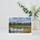 Grand Teton National Park Save the Date Briefkaart (Staand voorkant)