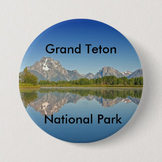 Grand Teton National Park Series 10 Ronde Button 7,6 Cm