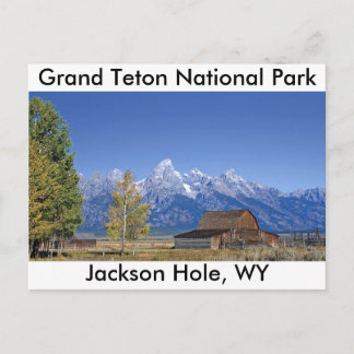 Grand Teton National Park Series 5 Briefkaart