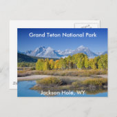 Grand Teton National Park Series 6 Briefkaart (Voorkant / Achterkant)