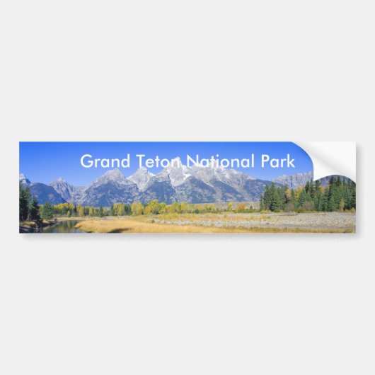 Grand Teton National Park Series 7 Bumpersticker (Voorkant)