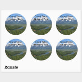 Grand Teton National Park Series 8 Ronde Sticker (Vel)