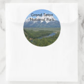 Grand Teton National Park Series 8 Ronde Sticker (Tas)