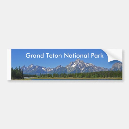 Grand Teton National Park Series 9 Bumpersticker (Voorkant)