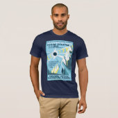 Grand Teton National Park Solar Eclipse Tshirt (Voorkant volledig)