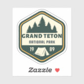 Grand Teton National Park Sticker (Vel)