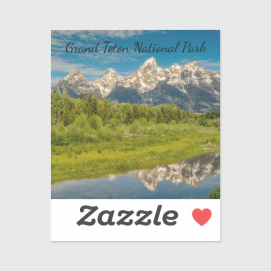 Grand Teton National Park Sticker (Vel)