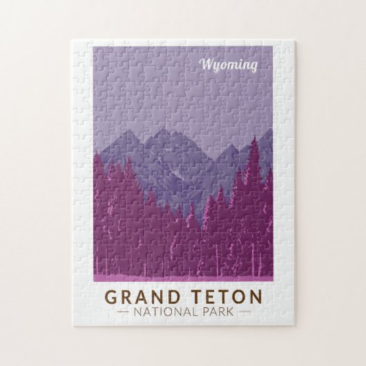 Grand Teton National Park Teton Range Reiskunst Legpuzzel (Verticaal)
