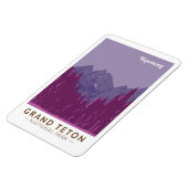 Grand Teton National Park Teton Range Reiskunst Magneet (Linkerzijde)