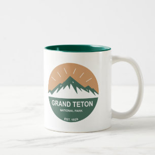 Grand Teton National Park Tweekleurige Koffiemok