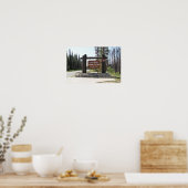 Grand Teton National Park, US National Park, Sign Poster (Keuken)
