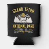 Grand Teton National Park Vintage Landscape Blikjeskoeler (Voorkant)