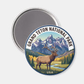 Grand Teton National Park VS Magneet (Voorkant / Achterkant)