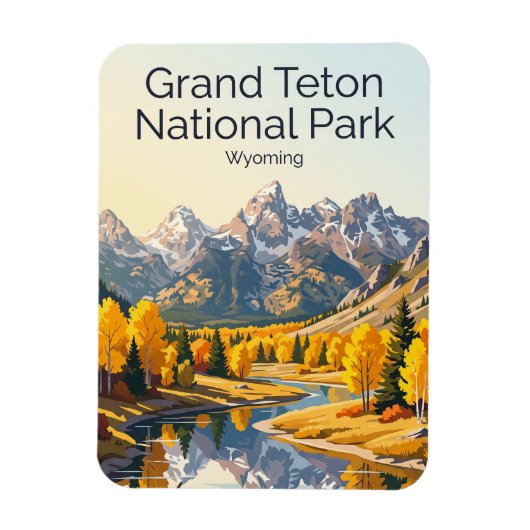 Grand Teton National Park VS Magneet (Verticaal)
