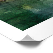 Grand Teton National Park Waterverf Schilderij Poster (Hoek)