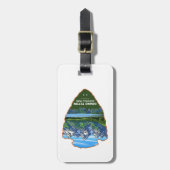 Grand Teton National Park Wyoming Arrowhead Bagagelabel (Voorkant verticaal)