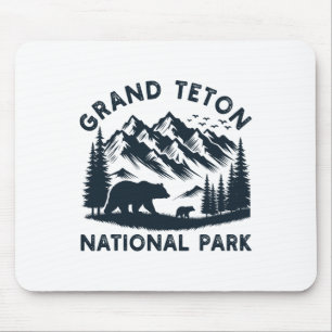 Grand Teton National Park Wyoming Beer Wandelberg Muismat