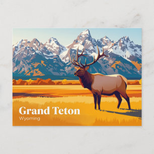 Grand Teton National Park Wyoming Briefkaart
