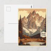 Grand Teton National Park Wyoming Briefkaart (Voorkant / Achterkant)