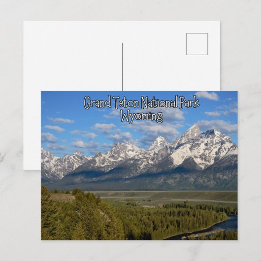 Grand Teton National Park Wyoming Briefkaart (Voorkant / Achterkant)