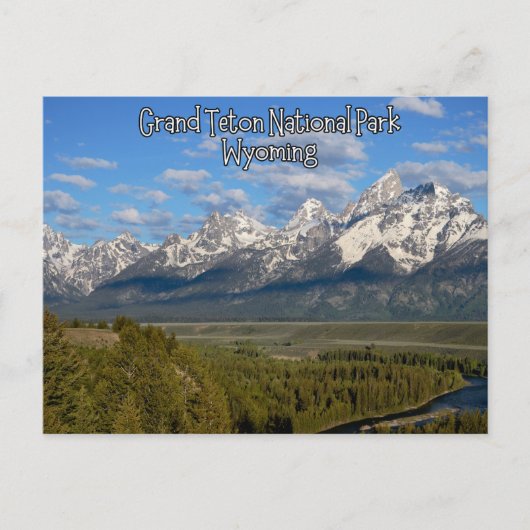 Grand Teton National Park Wyoming Briefkaart (Voorkant)
