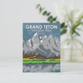 Grand Teton National Park Wyoming  Briefkaart (Staand voorkant)