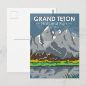 Grand Teton National Park Wyoming  Briefkaart (Voorkant / Achterkant)