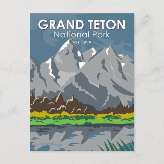 Grand Teton National Park Wyoming  Briefkaart (Voorkant)