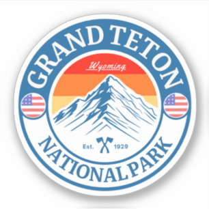 Grand Teton National Park Wyoming Buitenleven Natu Sticker
