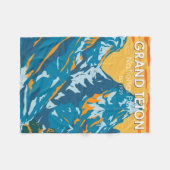 Grand Teton National Park Wyoming  Fleece Deken (Voorkant (Horizontaal))