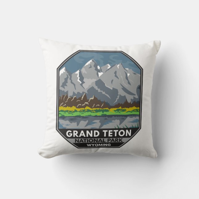Grand Teton National Park Wyoming  Kussen (Voorkant)