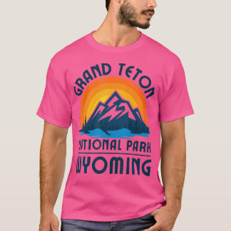 Grand Teton National Park Wyoming Mountain Hiking T-shirt