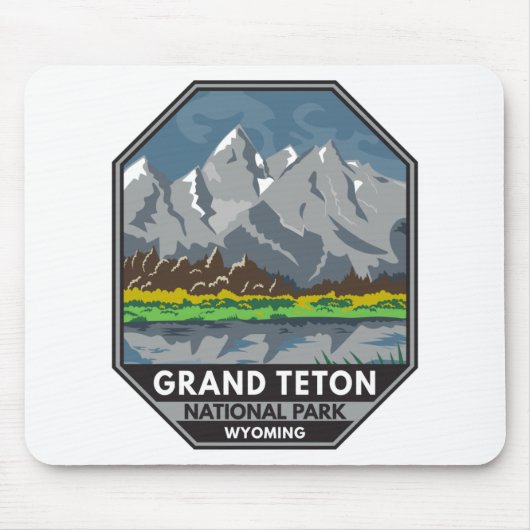 Grand Teton National Park Wyoming  Muismat (Voorkant)