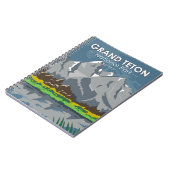 Grand Teton National Park Wyoming Notitieboek (Linkerzijde)