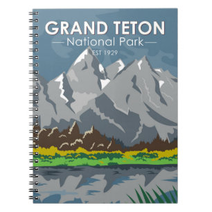 Grand Teton National Park Wyoming Notitieboek