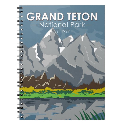 Grand Teton National Park Wyoming Notitieboek (Voorkant)