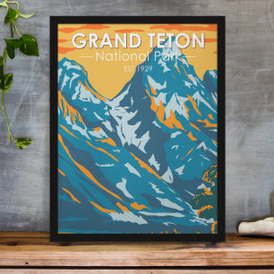 Grand Teton National Park Wyoming  Poster